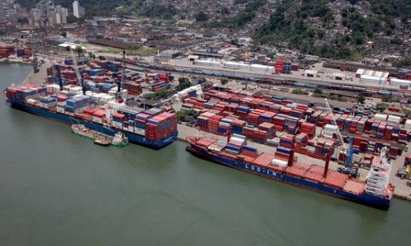 Movimento de cargas no Porto de Santos em julho bate novo recorde